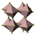 modèle moléculaire de fluorure d&#39;aluminium